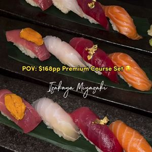 $168pp Chef’s Selection Experience