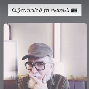 Coffee, smile, and get snapped!