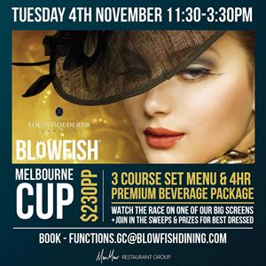 Melbourne Cup at BLOWFISH Ocean grill + Bar