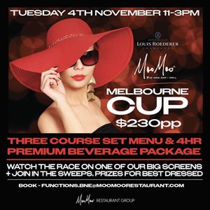 Melbourne Cup at Moo Moo The Wine Bar + Grill Brisbane