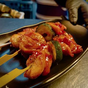 Korean Street Food – Chicken Skewers