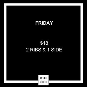 Friday Dinner Special at Junee Hotel!