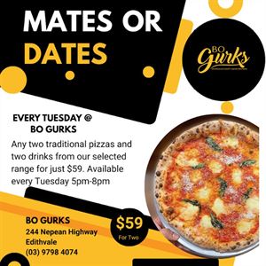 Mates Or Dates Tuesday Deal