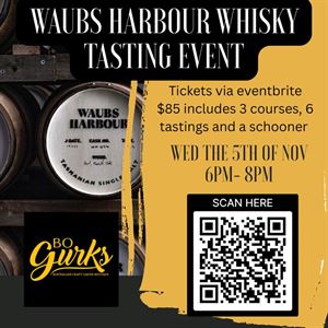 Waubs Harbour Whisky Tasting event