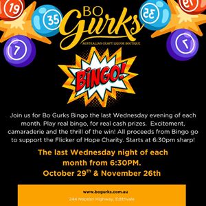 Bingo with cash prizes