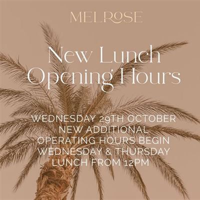 Melrose Restaurant and Rooftop Bar