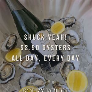 Oyster Hour Every Day at Bouzy Rouge