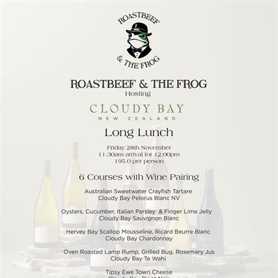 Roast Beef and The Frog at The Overflow Estate 1895