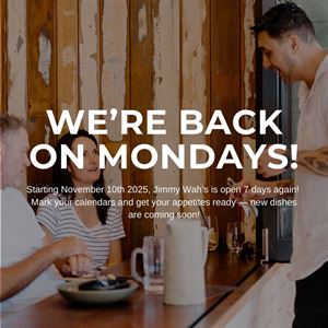 We're Back on Mondays!