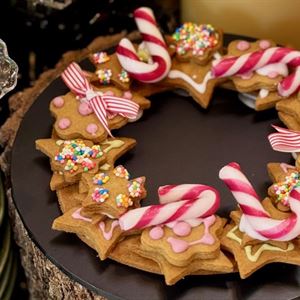 Cookie Christmas Wreath 