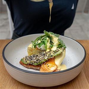 Beachside Benedicts at Seachange Café