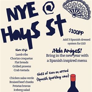 NYE 2025 at Hays Street