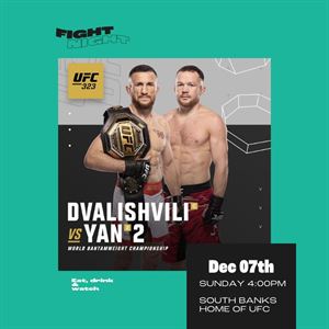 UFC 323 at Tippler’s Tap South Bank