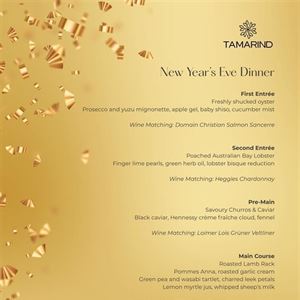 New Years Eve Degustation Dinner