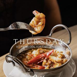 Thursday Tapas Deal For Two