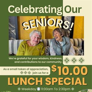 $10 Senior Lunch Special