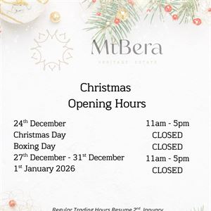 Christmas Opening Hours