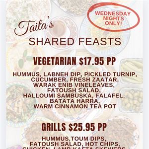 Wednesday Shared Feasts