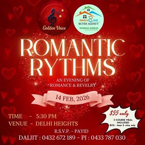 Valentine's Day is coming again at Delhi Heights Indian Restaurant & Function Centre Dural