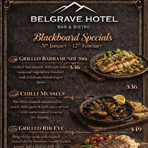 BLACKBOARD SPECIALS 