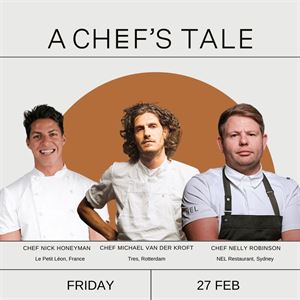 A very special 6 hands Chefs' Tale