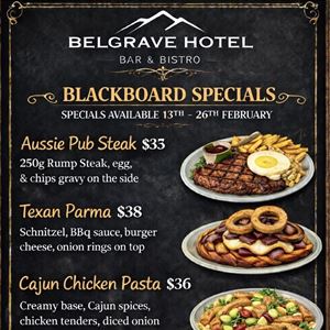 BLACKBOARD SPECIALS 
