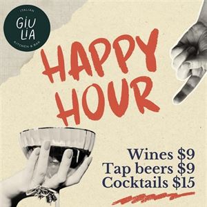 Happy Hour Arrives!