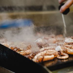 Tasmanian Octopus on the Grill