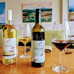 Five-course wine dinner celebrating Pook Road Vineyard