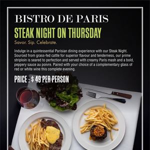 Steak Night On Thursday