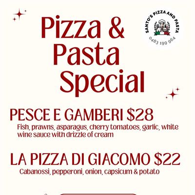 Santo's Pizza & Pasta - Kandos