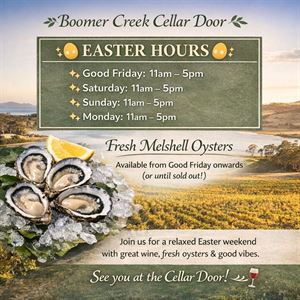 Easter at Boomer Creek Cellar Door