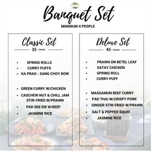 Banquet Set Menu