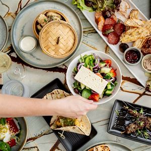 Share Plates & Bubbles for Two