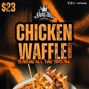 Chicken Waffle Sandwich Sunday
