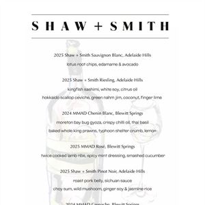 SHAW + SMITH Wine Dinner 