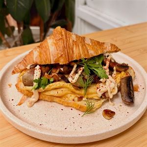 Truffle Mushroom Croissant