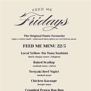 Feed Me Fridays 22.5.2026
