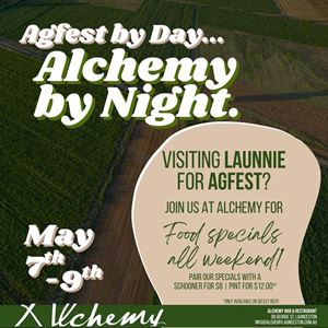 Agfest Weekend at Alchemy