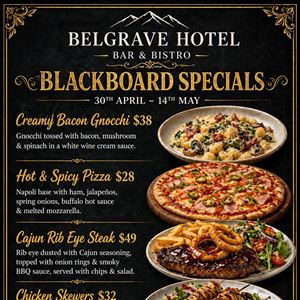 BLACKBOARD SPECIALS