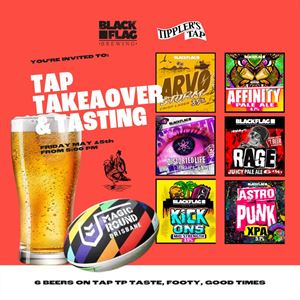 Blackflag Brewing Tap Takeover and Tasting
