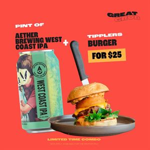 May Burger and Beer Combo — Tippler's Tap