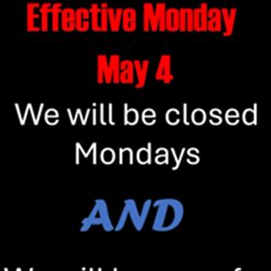 NEW HOURS