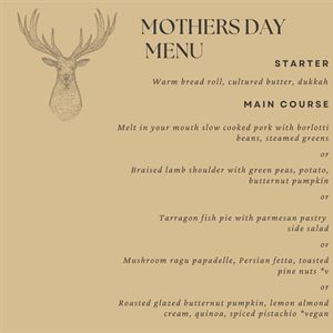 Celebrate Mothers Day at the Clarendon Arms!