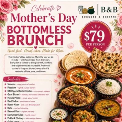 Burgers and Biryani (B&B)