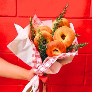 Mother's Day Bagel Bouquet at Brooklyn Boy Bagels