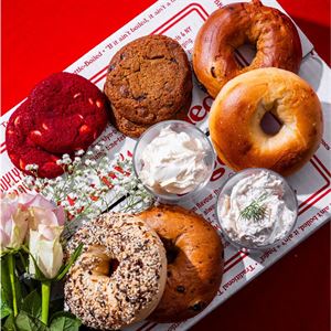 Breakfast in Bed Box at Brooklyn Boy Bagels