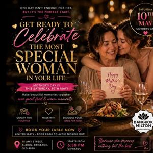 Celebrate Mum at Bangkok Milton