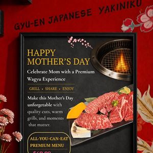 Mother's Day at Gyu-en Japanese BBQ 