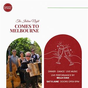 Dinner & Dance Italian Night in Melbourne